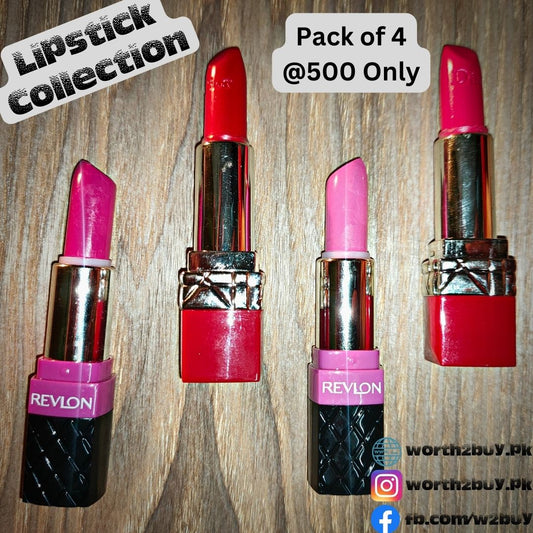 Pack of 4 matte Lipstick