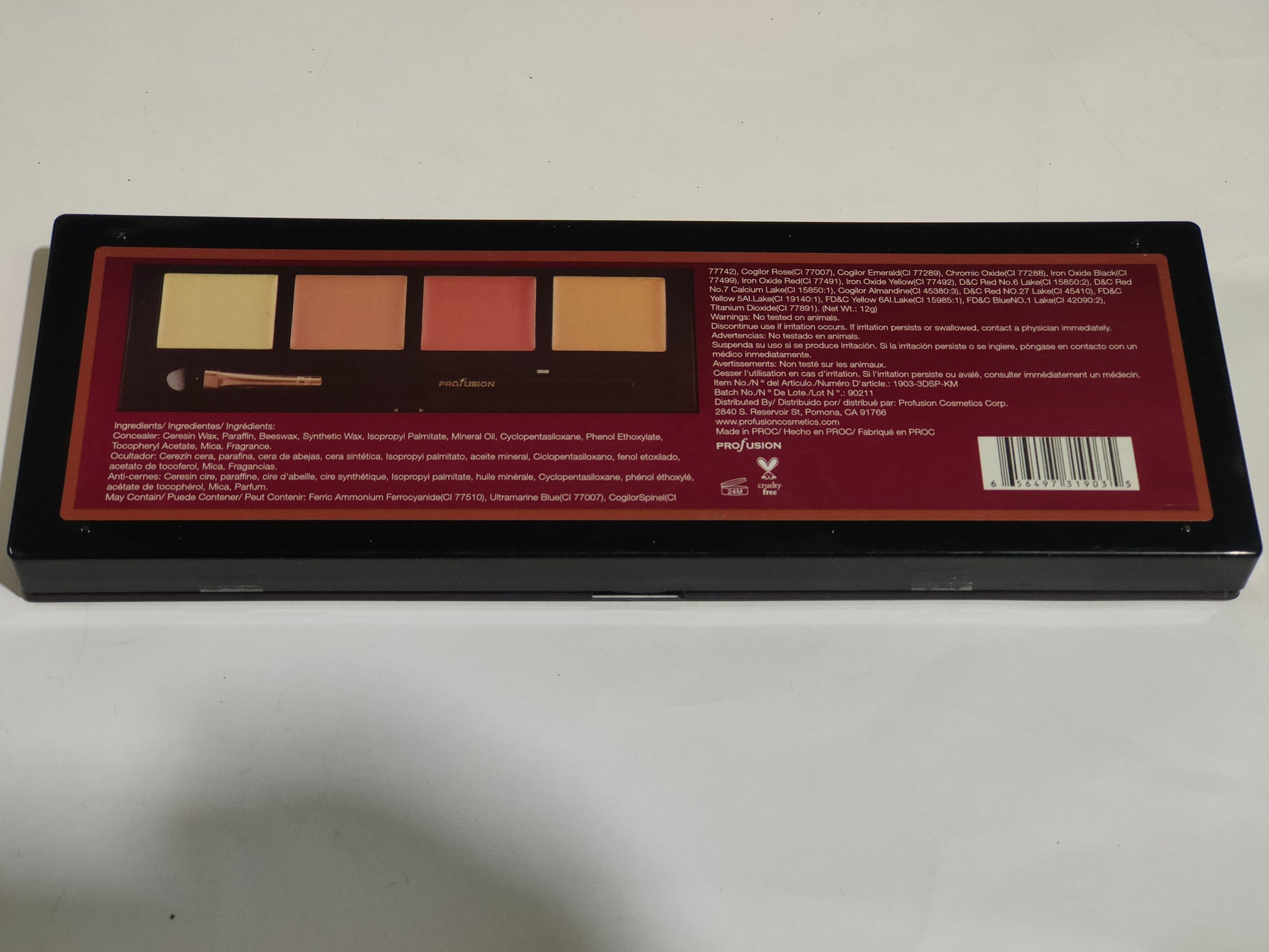 Profusion  Beauty Correct + Conceal  Complete Color Correcting Palette (New) - Worth2Buy